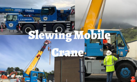 SLEWING MOBILE CRANE