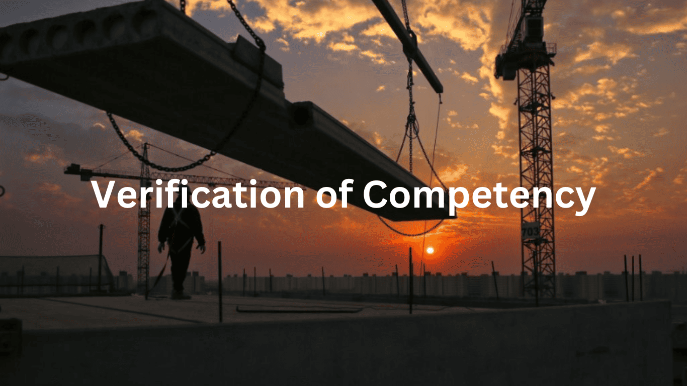 Verification Of Competency