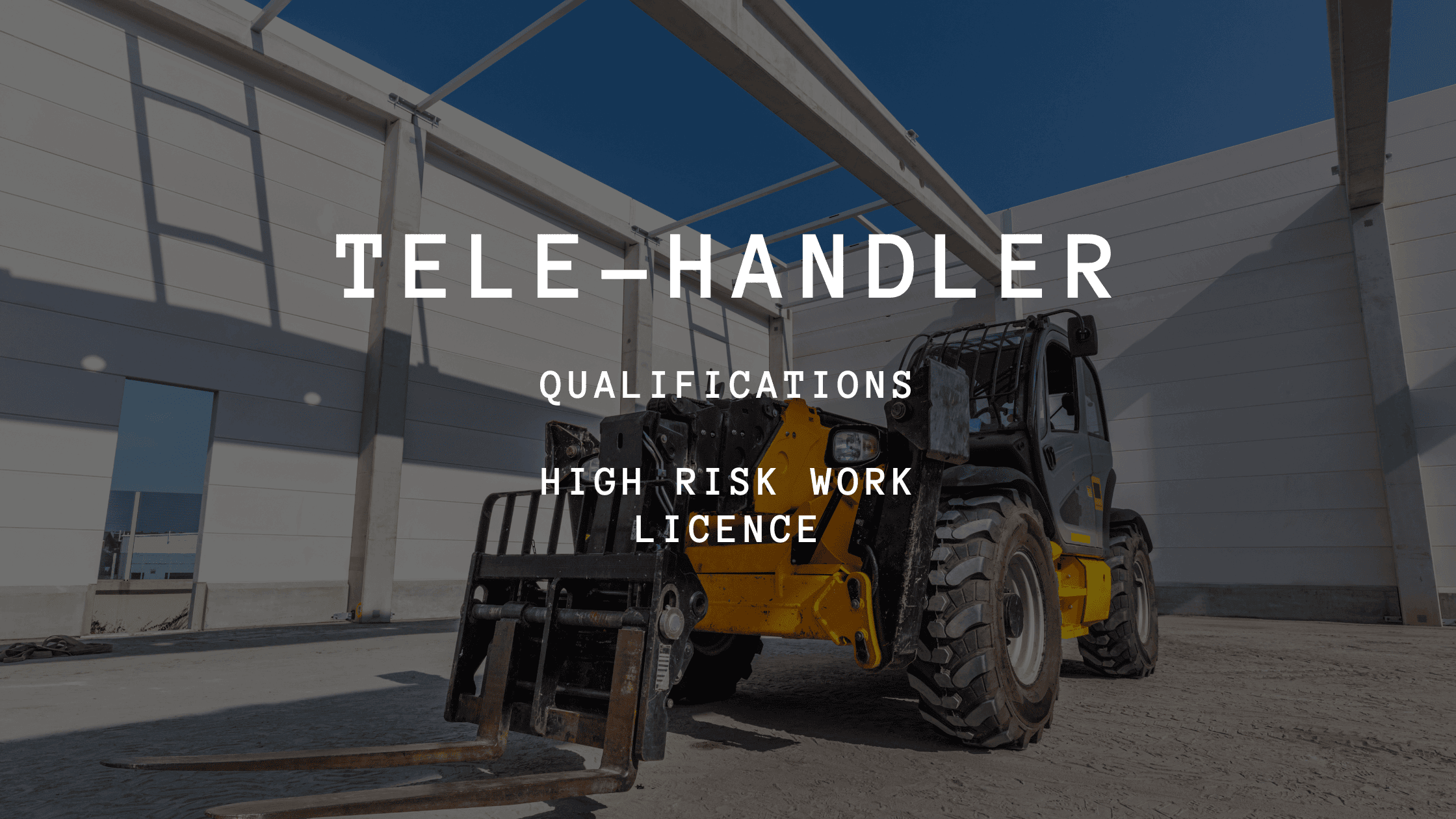 Tele-handler operator courses