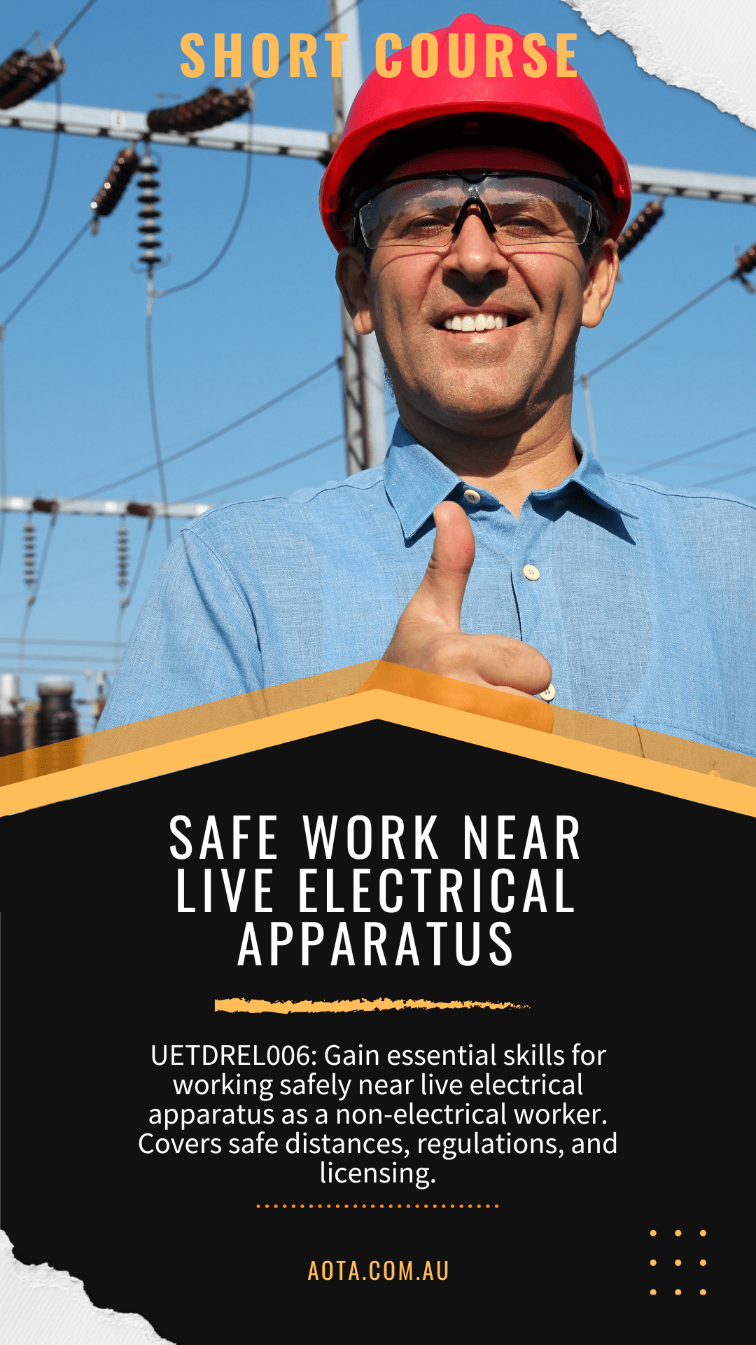 uetdrel006-work-safely-in-the-vicinity-of-live-electrical-apparatus-as-a-non-electrical-worker/