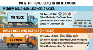 Fast-Track Your Transport Career MR & HR Licence Training in Wollongong